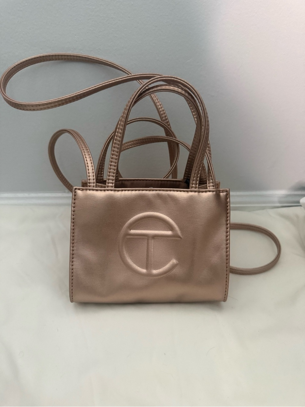 Telfar Small Shopper Tote in Copper